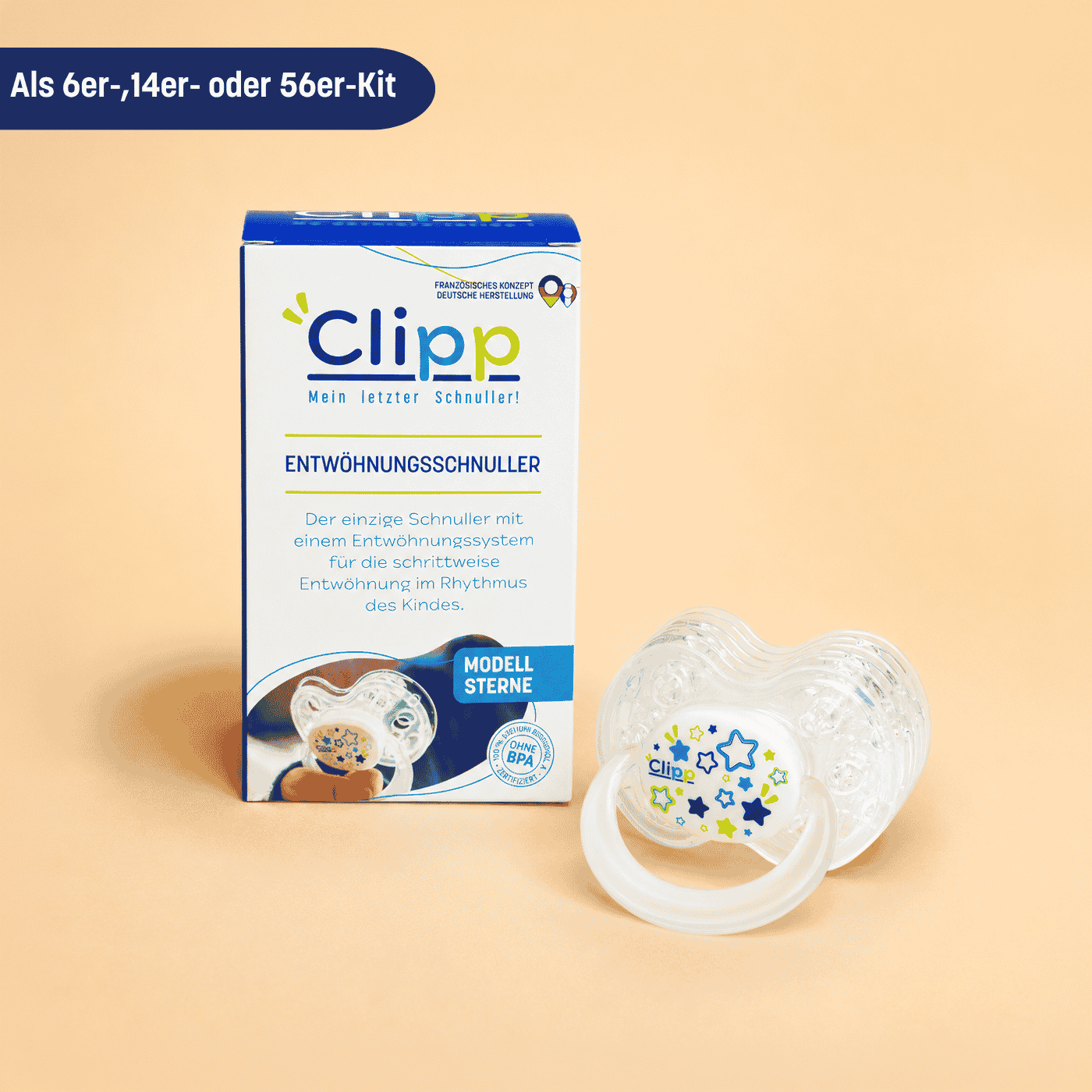 Clipp weaning teats kit (colour)