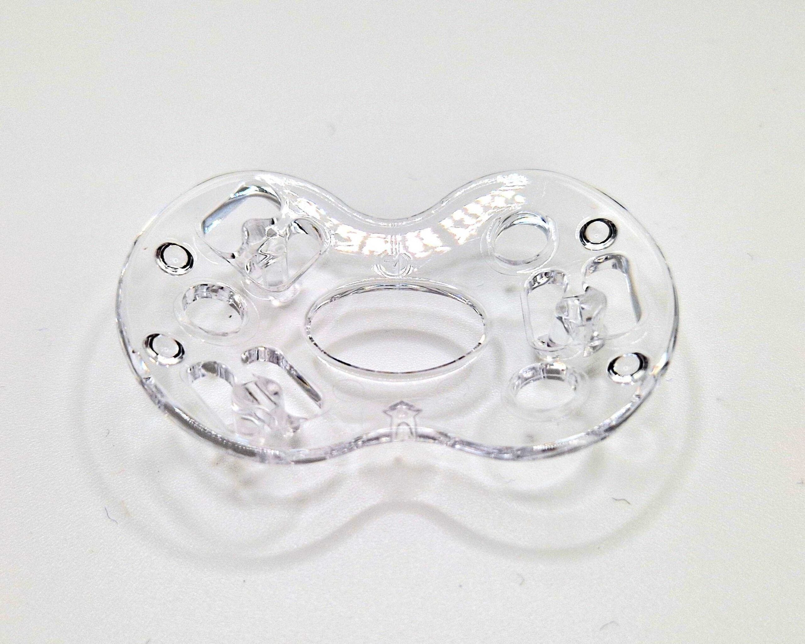 Lot de 5 collerettes transparentes