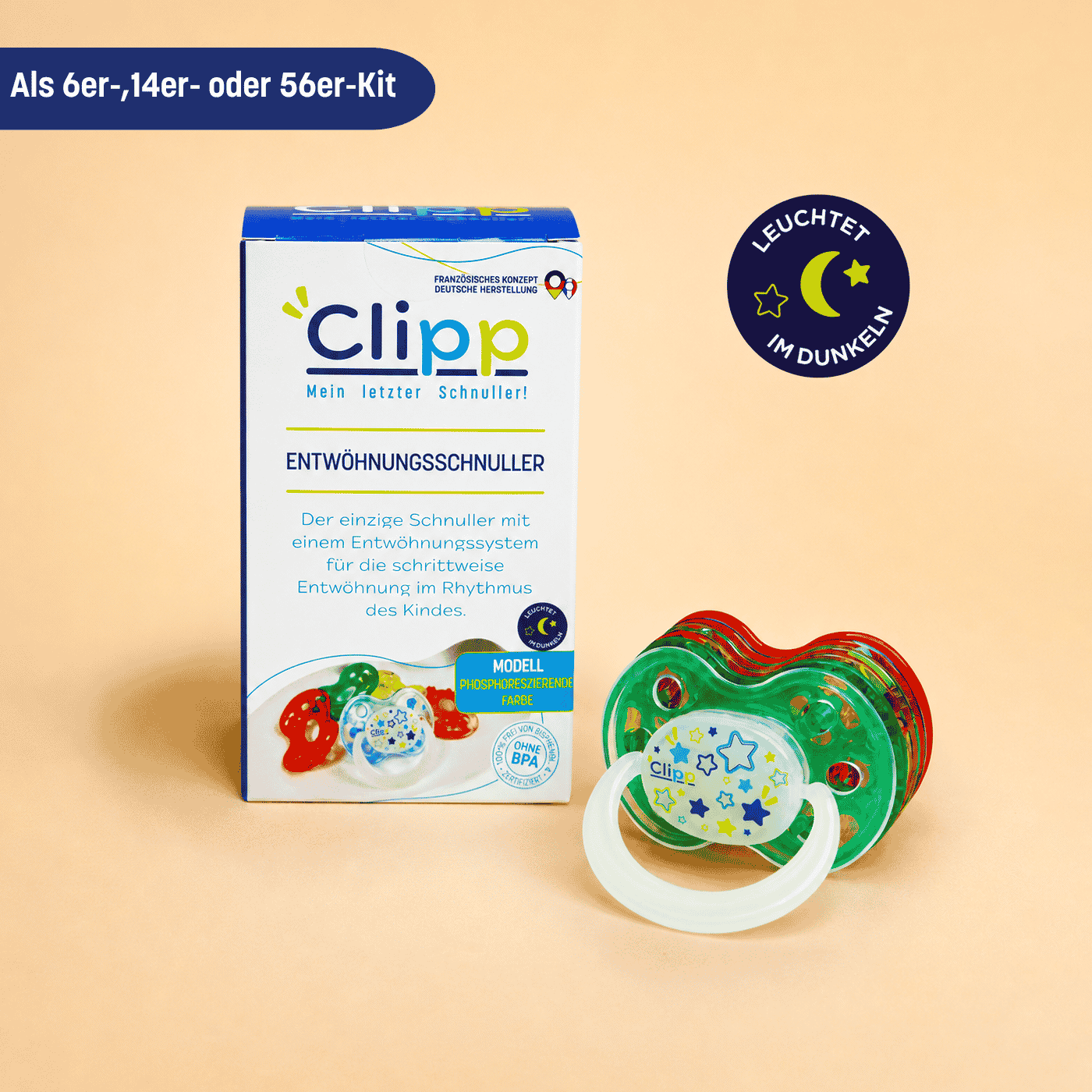 Clipp weaning teats kit (colour)