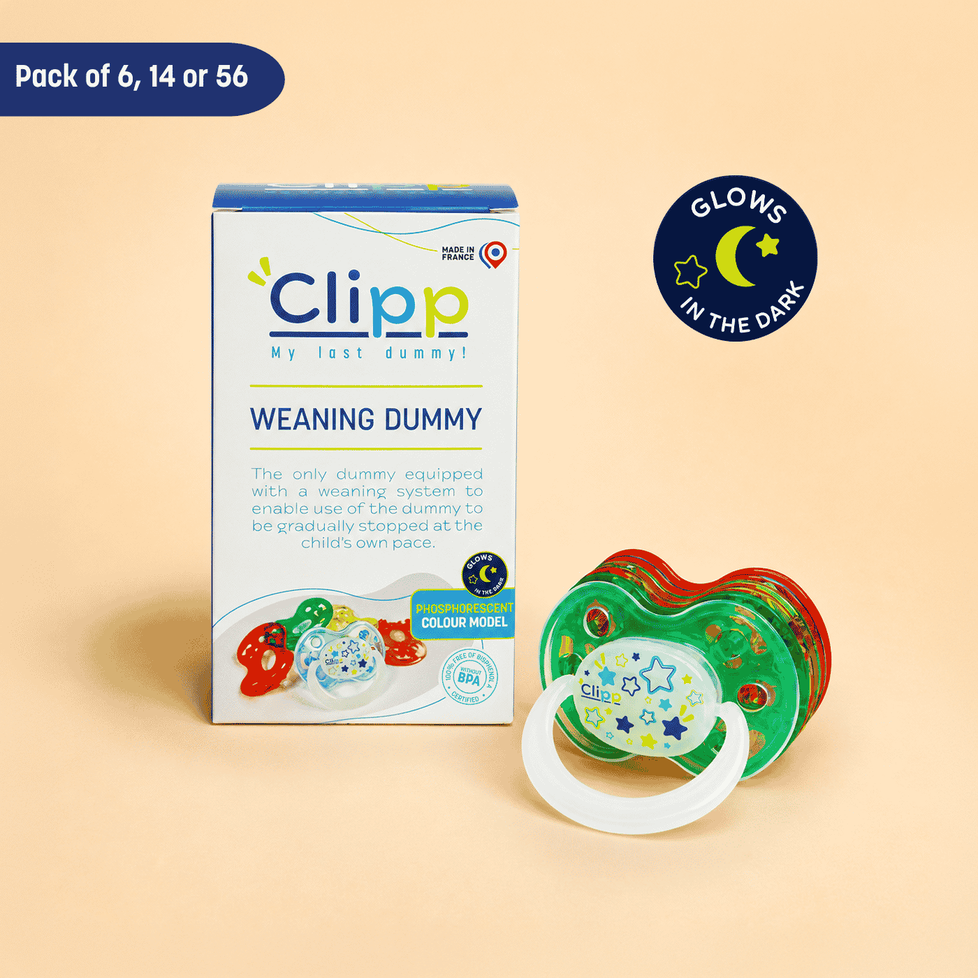 Clipp weaning teat kit - (color)