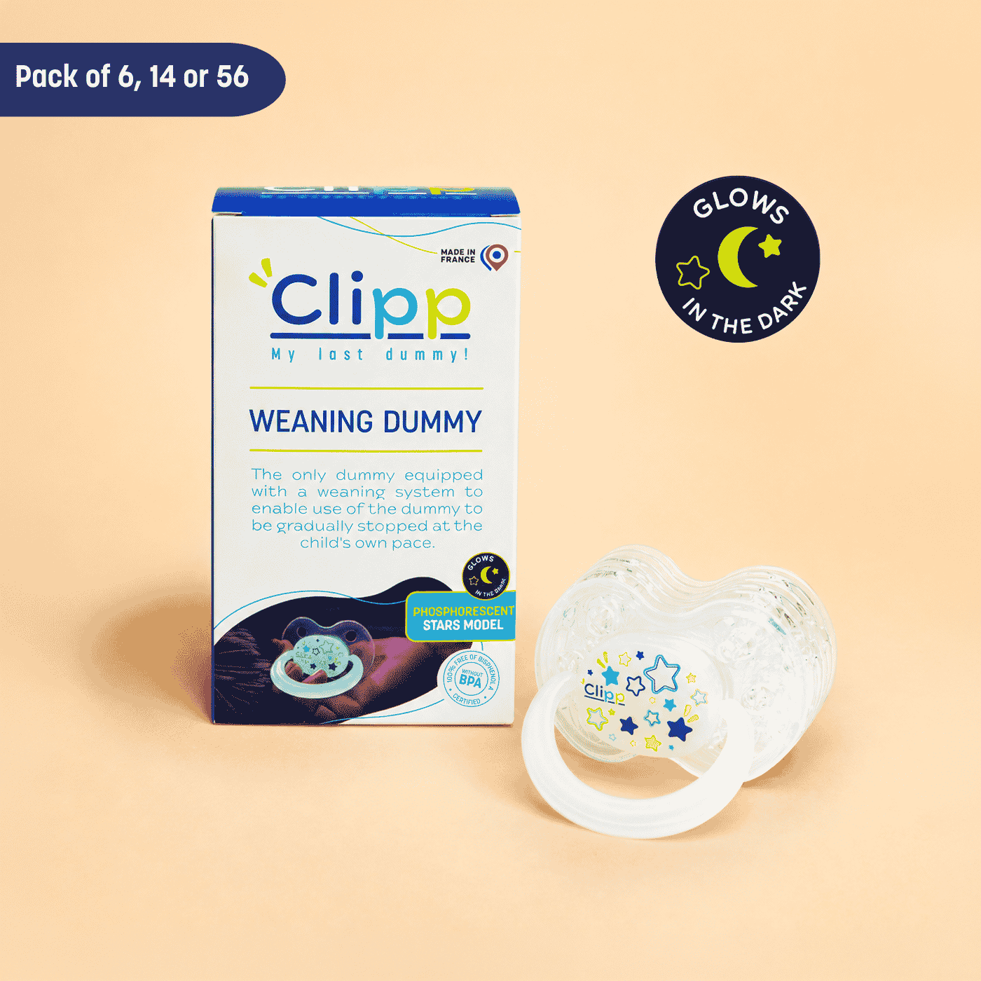 Lot of Clipp kits - Weaning teat (Phosphorescent)